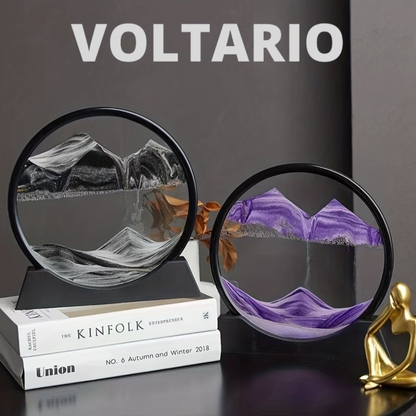 Diepzee Zandlandschap in Glas